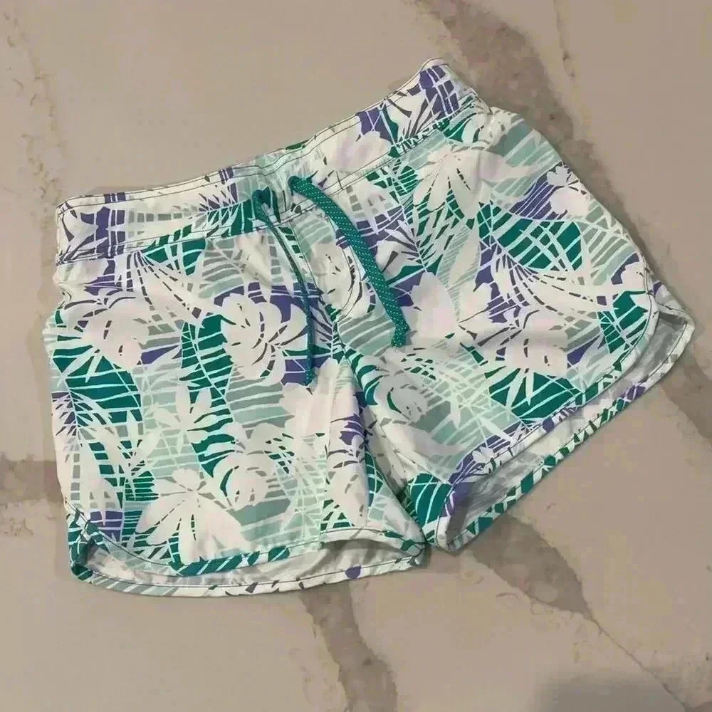 Columbia PFG Performance Fishing Gear Drawstring Tropical BoardShort Women Small